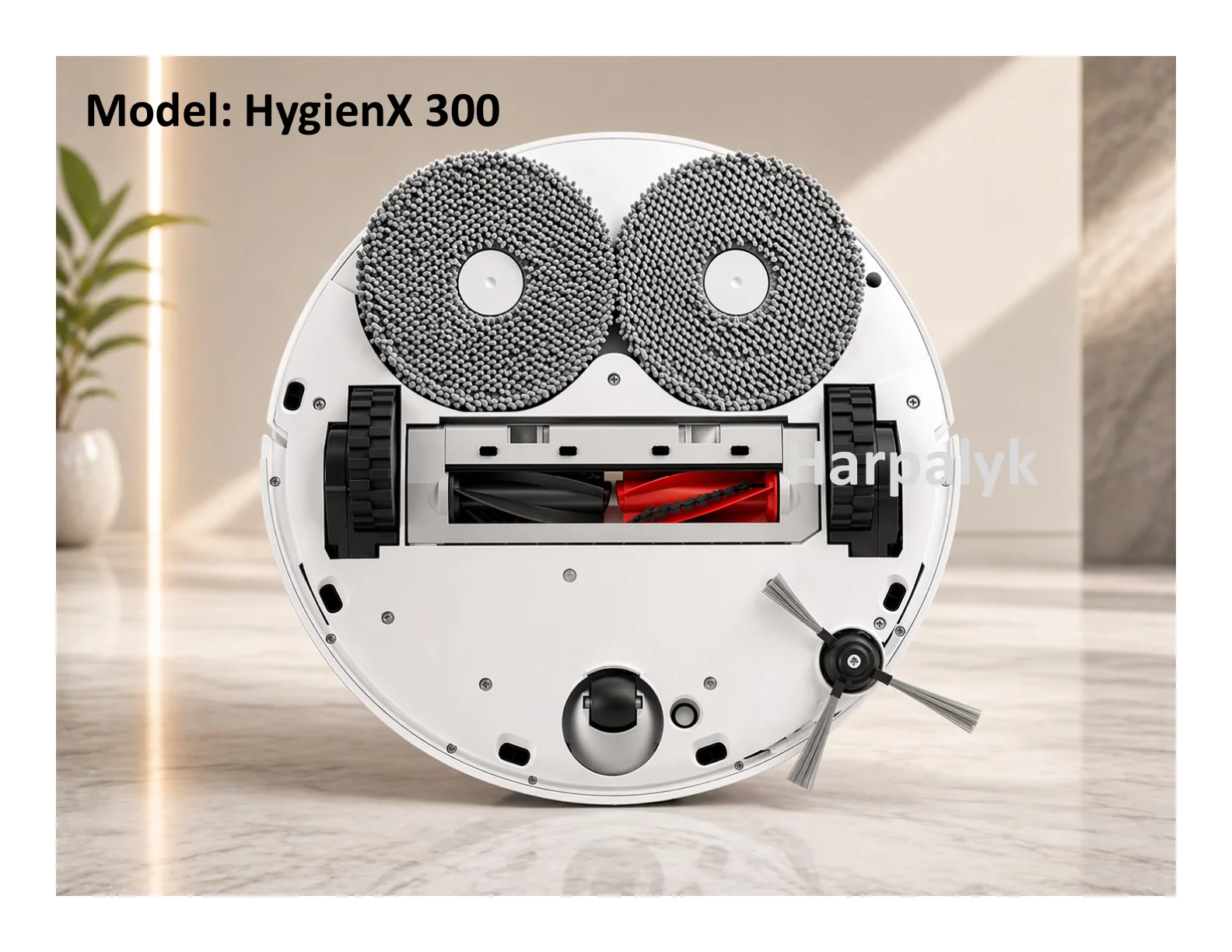 Harpalyk SMARTBOT HygienX 300 robot vacuum and mop - feature view 5