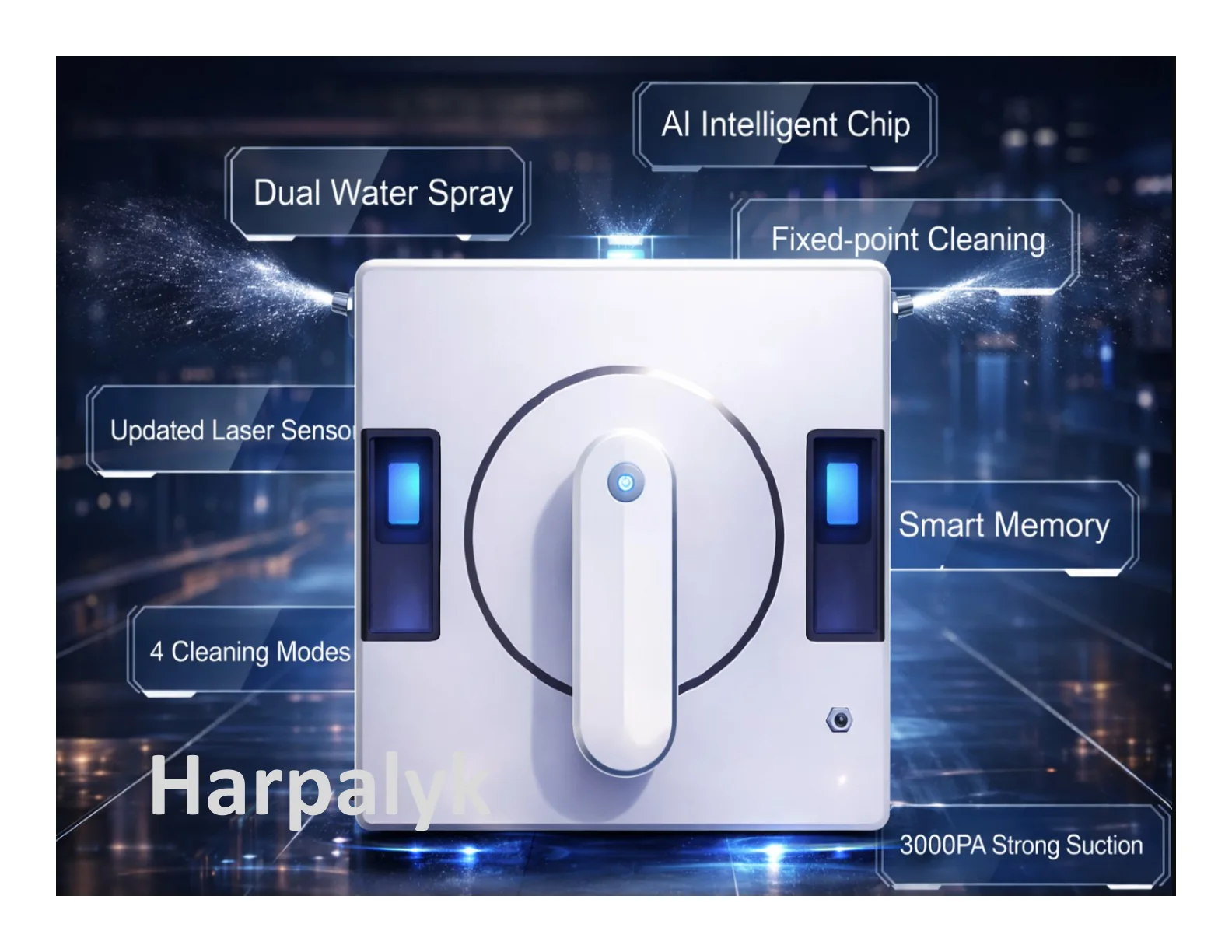 Harpalyk SHINEBOT ShineBot C2 window cleaning robot - feature view 8